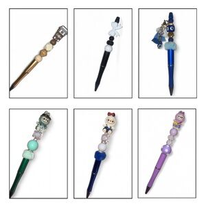 Customized beaded pens